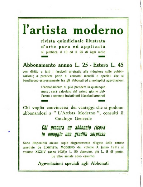 L'artista moderno giornale d'arte applicata