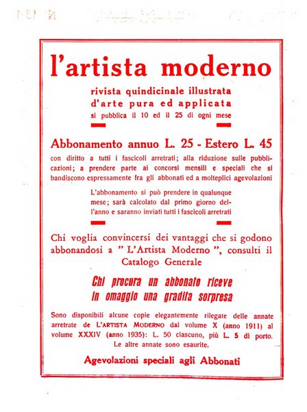 L'artista moderno giornale d'arte applicata