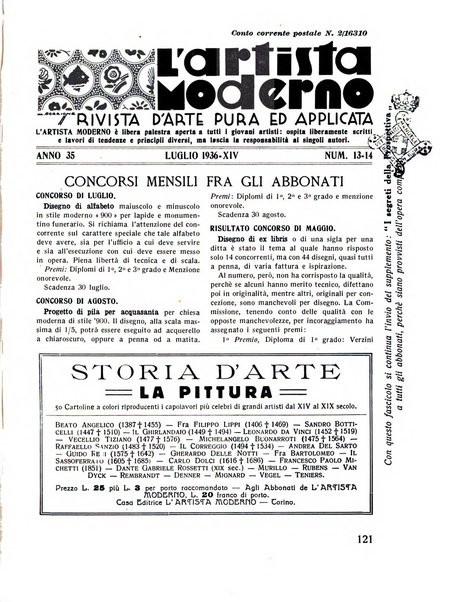 L'artista moderno giornale d'arte applicata