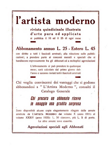 L'artista moderno giornale d'arte applicata