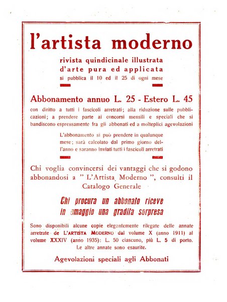 L'artista moderno giornale d'arte applicata