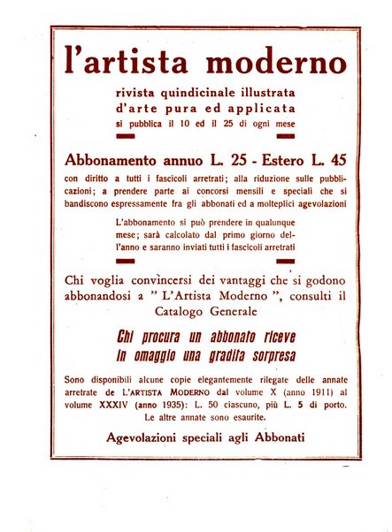 L'artista moderno giornale d'arte applicata