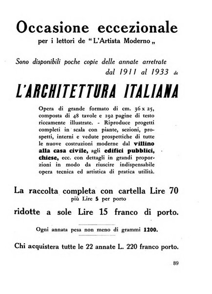 L'artista moderno giornale d'arte applicata