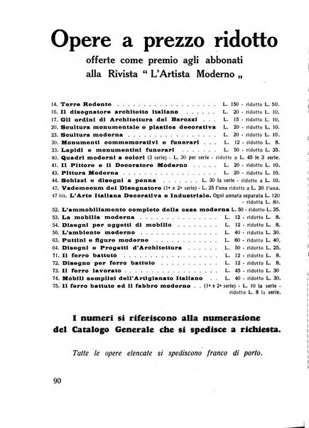 L'artista moderno giornale d'arte applicata