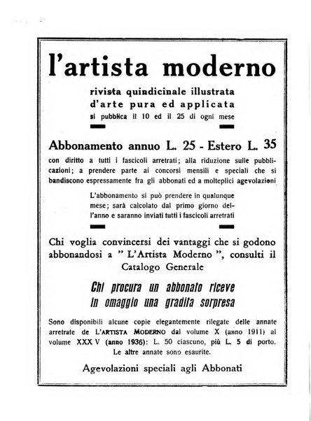 L'artista moderno giornale d'arte applicata