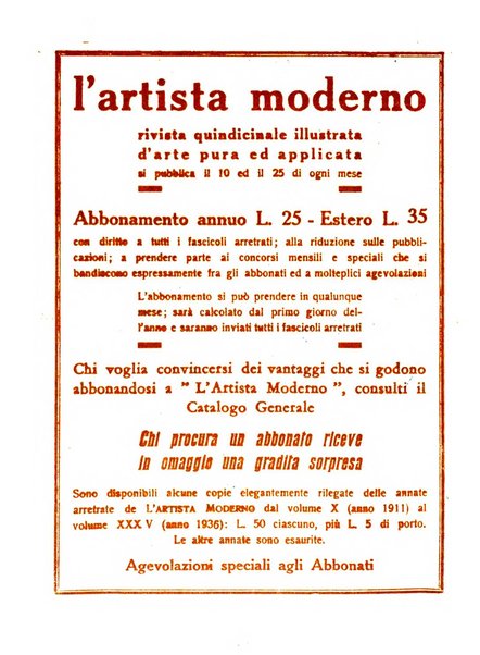 L'artista moderno giornale d'arte applicata