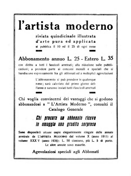 L'artista moderno giornale d'arte applicata