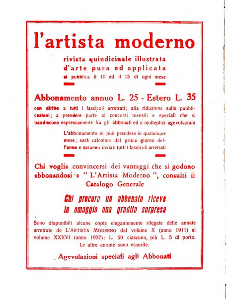 L'artista moderno giornale d'arte applicata