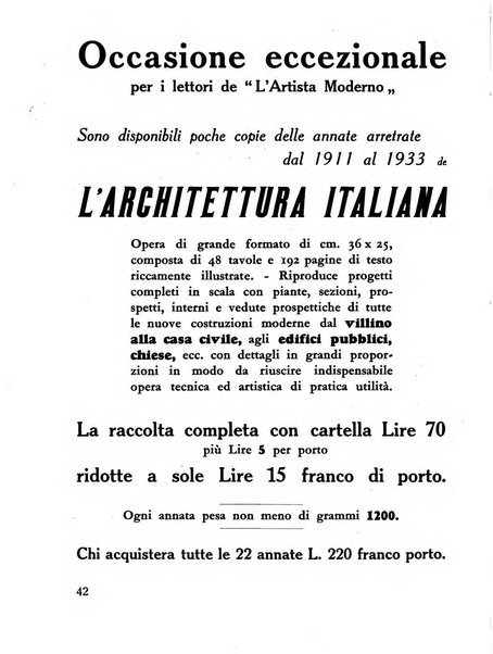 L'artista moderno giornale d'arte applicata