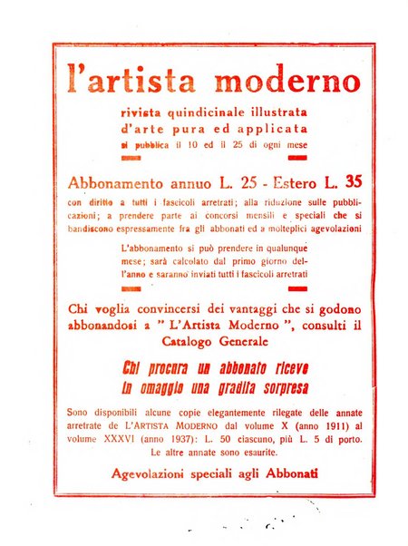 L'artista moderno giornale d'arte applicata