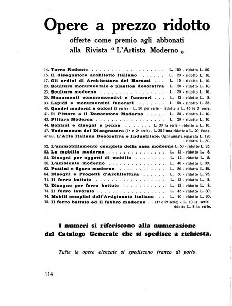 L'artista moderno giornale d'arte applicata