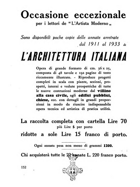 L'artista moderno giornale d'arte applicata