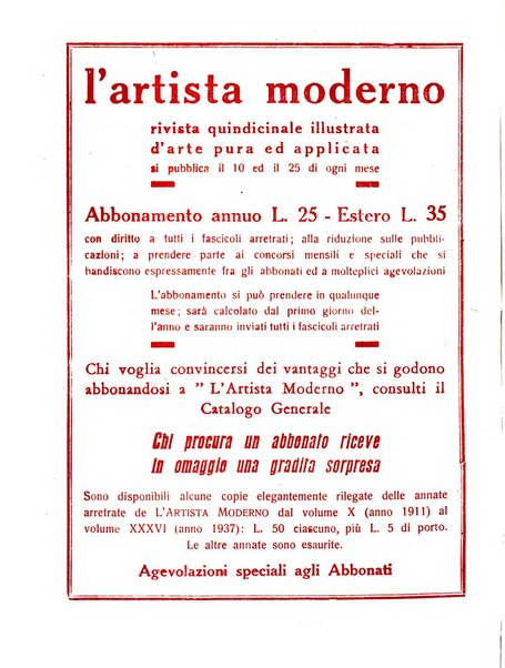 L'artista moderno giornale d'arte applicata