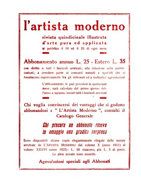 L'artista moderno giornale d'arte applicata