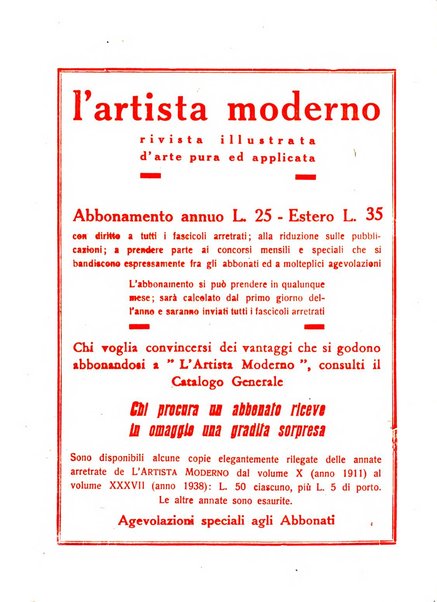 L'artista moderno giornale d'arte applicata