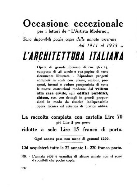 L'artista moderno giornale d'arte applicata