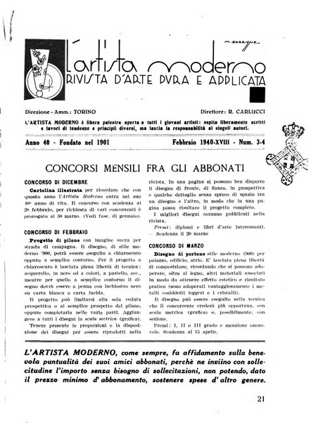 L'artista moderno giornale d'arte applicata