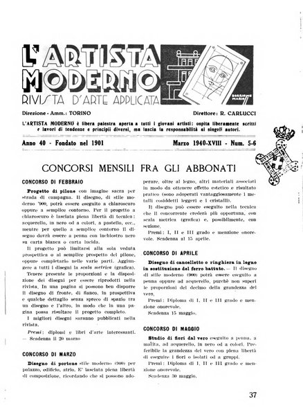 L'artista moderno giornale d'arte applicata