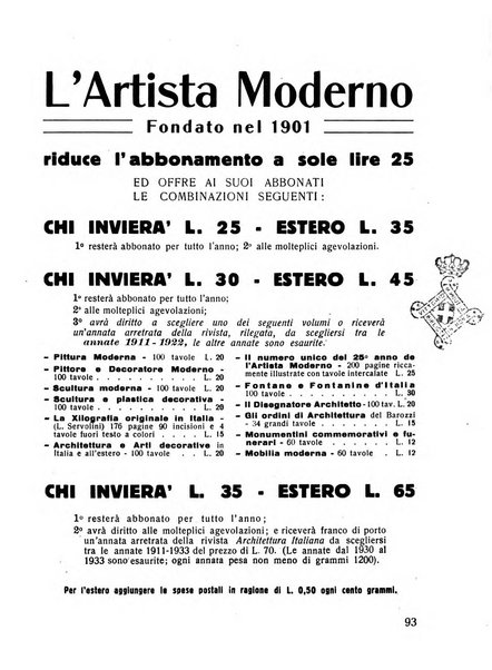 L'artista moderno giornale d'arte applicata