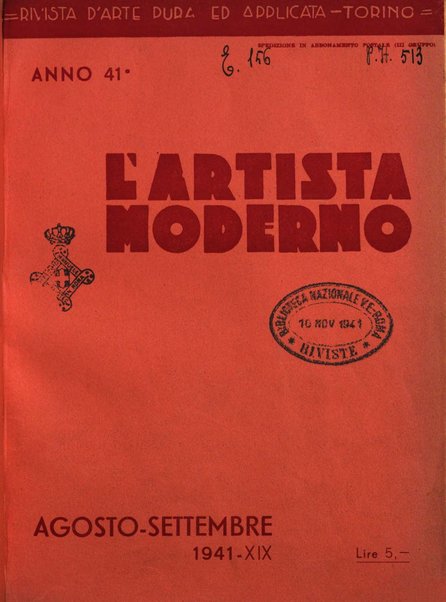 L'artista moderno giornale d'arte applicata