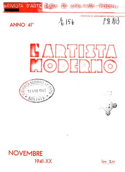 L'artista moderno giornale d'arte applicata