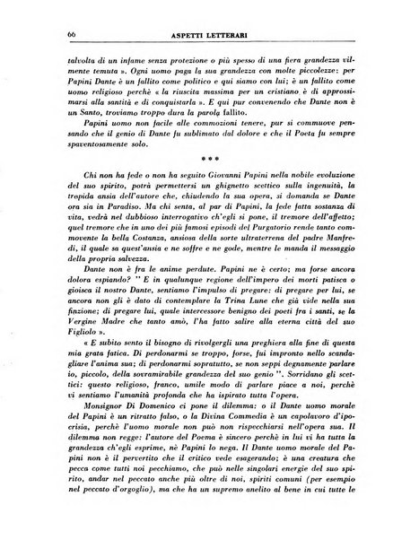 Aspetti letterari bimestrale di lettere, scienze ed arti