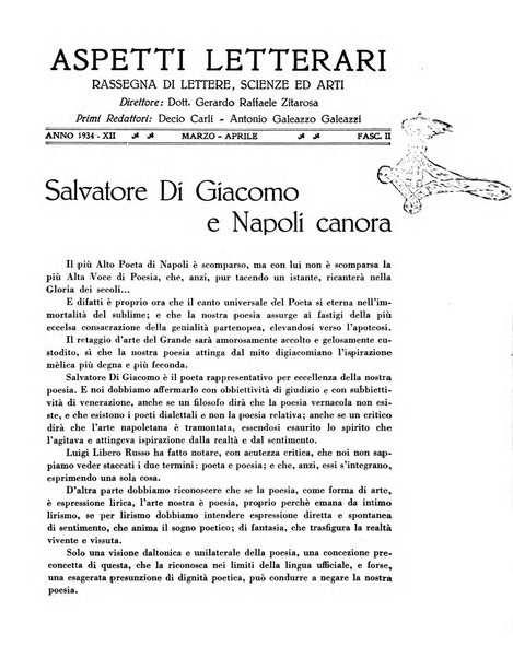 Aspetti letterari bimestrale di lettere, scienze ed arti