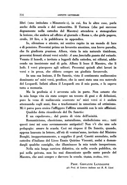 Aspetti letterari bimestrale di lettere, scienze ed arti