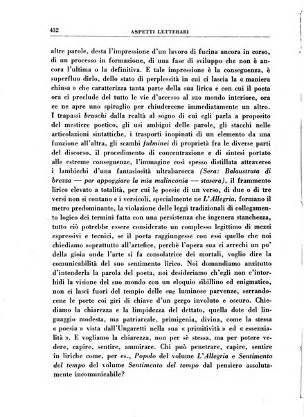 Aspetti letterari bimestrale di lettere, scienze ed arti