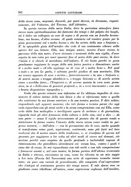 Aspetti letterari bimestrale di lettere, scienze ed arti