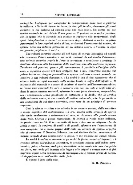 Aspetti letterari bimestrale di lettere, scienze ed arti