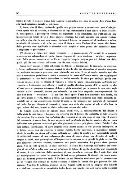 Aspetti letterari bimestrale di lettere, scienze ed arti