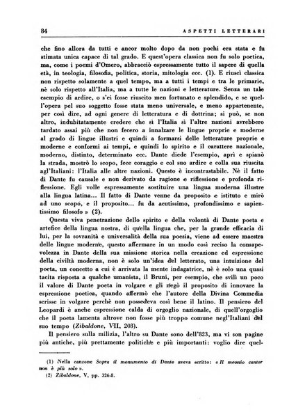 Aspetti letterari bimestrale di lettere, scienze ed arti