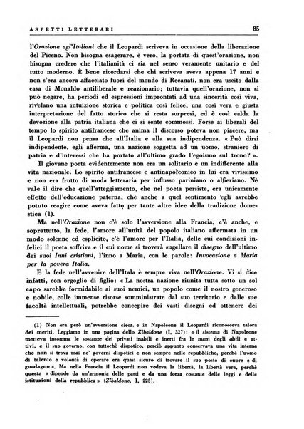 Aspetti letterari bimestrale di lettere, scienze ed arti