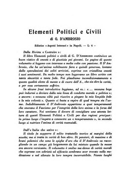 Aspetti letterari bimestrale di lettere, scienze ed arti