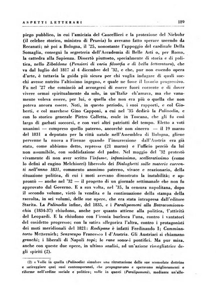 Aspetti letterari bimestrale di lettere, scienze ed arti