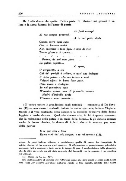 Aspetti letterari bimestrale di lettere, scienze ed arti