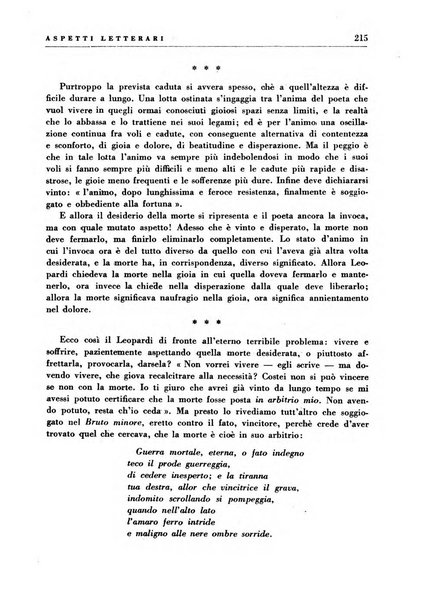 Aspetti letterari bimestrale di lettere, scienze ed arti