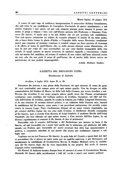 Aspetti letterari bimestrale di lettere, scienze ed arti