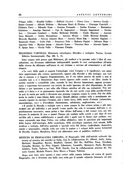 Aspetti letterari bimestrale di lettere, scienze ed arti