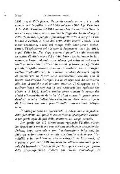 Le assicurazioni sociali pubblicazione della Cassa nazionale per le assicurazioni sociali