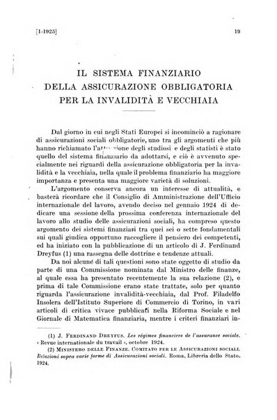 Le assicurazioni sociali pubblicazione della Cassa nazionale per le assicurazioni sociali