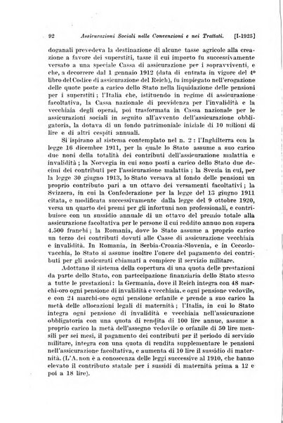 Le assicurazioni sociali pubblicazione della Cassa nazionale per le assicurazioni sociali