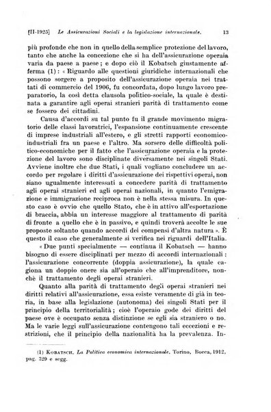 Le assicurazioni sociali pubblicazione della Cassa nazionale per le assicurazioni sociali