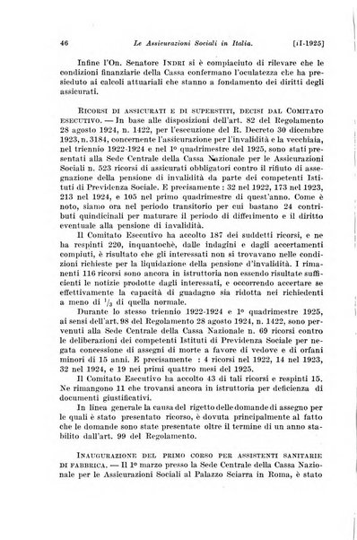 Le assicurazioni sociali pubblicazione della Cassa nazionale per le assicurazioni sociali