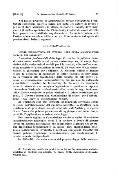 Le assicurazioni sociali pubblicazione della Cassa nazionale per le assicurazioni sociali