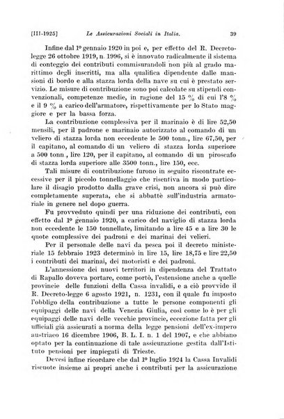 Le assicurazioni sociali pubblicazione della Cassa nazionale per le assicurazioni sociali