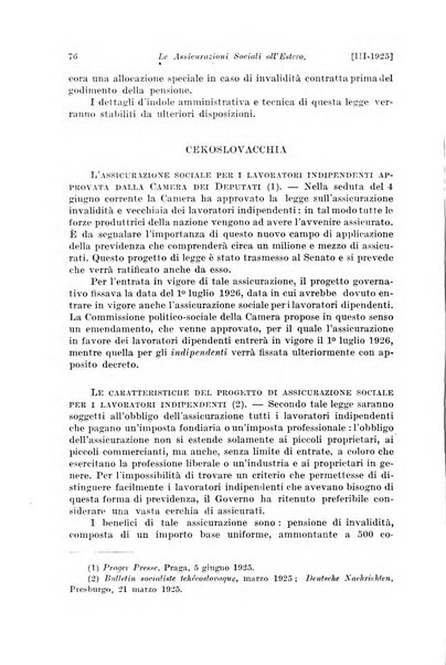 Le assicurazioni sociali pubblicazione della Cassa nazionale per le assicurazioni sociali