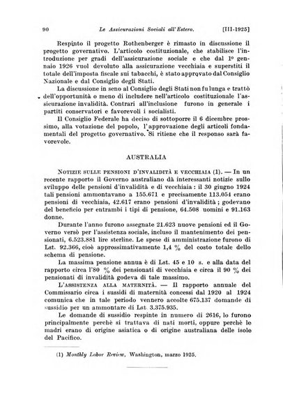 Le assicurazioni sociali pubblicazione della Cassa nazionale per le assicurazioni sociali