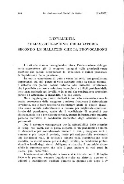 Le assicurazioni sociali pubblicazione della Cassa nazionale per le assicurazioni sociali